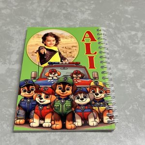 دفترچه یادداشت با طرح دلخواه لمینت شده 50 برگ